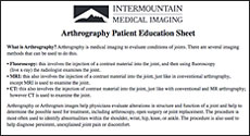 arthrography-patient-education