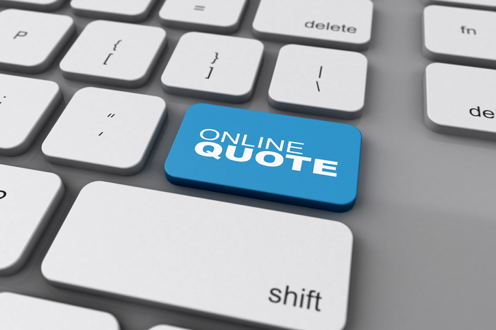 3d Keyboard Online Quote Button
