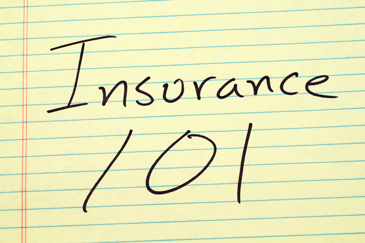 Insurance 101 On A Yellow Legal Pad